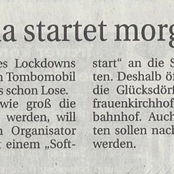 Bürgerpark-Tombola in der Kreiszeitung