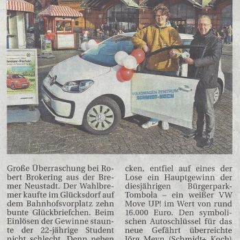 Die Bürgerpark-Tombola im Weser-Report